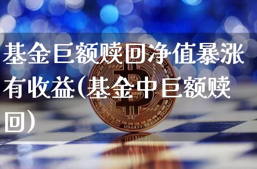 基金巨额赎回净值暴涨有收益(基金中巨额赎回)_https://www.xjzxxn66.com_区块链_第1张