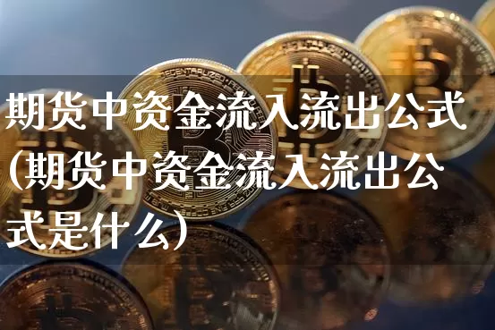 期货中资金流入流出公式(期货中资金流入流出公式是什么)_https://www.xjzxxn66.com_币圈资讯_第1张