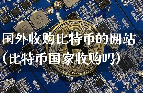 国外收购比特币的网站(比特币国家收购吗)_https://www.xjzxxn66.com_币圈资讯_第1张