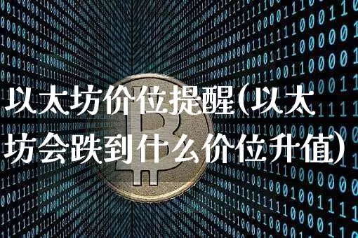 以太坊价位提醒(以太坊会跌到什么价位升值)_https://www.xjzxxn66.com_币圈资讯_第1张