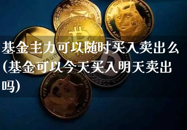 基金主力可以随时买入卖出么(基金可以今天买入明天卖出吗)_比特币_第1张_相聚币圈 基金主力可以随时买入卖出么(基金可以今天买入明天卖出吗)_https://www.xjzxxn66.com_比特币_第1张