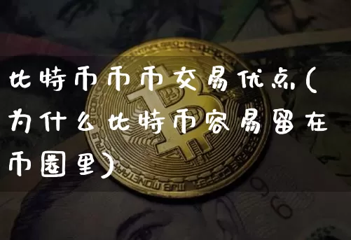 比特币币币交易优点(为什么比特币容易留在币圈里)_https://www.xjzxxn66.com_以太坊_第1张