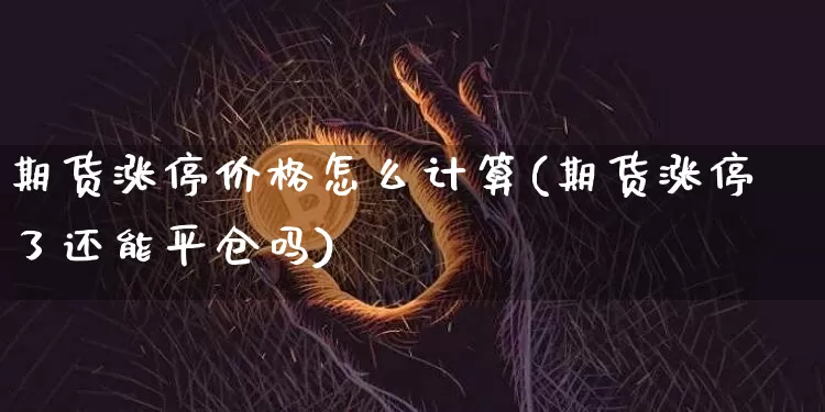 期货涨停价格怎么计算(期货涨停了还能平仓吗)_https://www.xjzxxn66.com_区块链_第1张