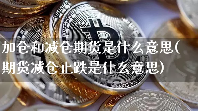 加仓和减仓期货是什么意思(期货减仓止跌是什么意思)_https://www.xjzxxn66.com_币圈资讯_第1张