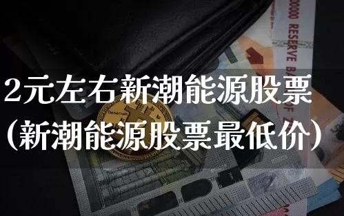 2元左右新潮能源股票(新潮能源股票最低价)_https://www.xjzxxn66.com_币圈资讯_第1张