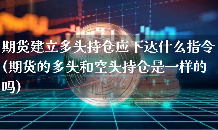 期货建立多头持仓应下达什么指令(期货的多头和空头持仓是一样的吗)_https://www.xjzxxn66.com_未分类_第1张