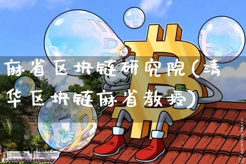 麻省区块链研究院(清华区块链麻省教授)_https://www.xjzxxn66.com_比特币_第1张