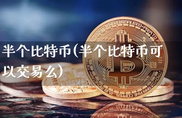 半个比特币(半个比特币可以交易么)_https://www.xjzxxn66.com_币圈资讯_第1张