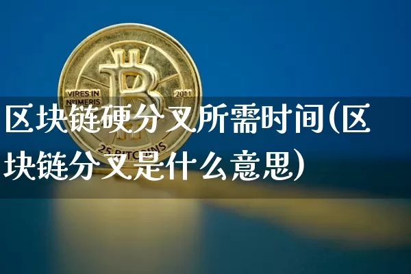 区块链硬分叉所需时间(区块链分叉是什么意思)_https://www.xjzxxn66.com_区块链_第1张