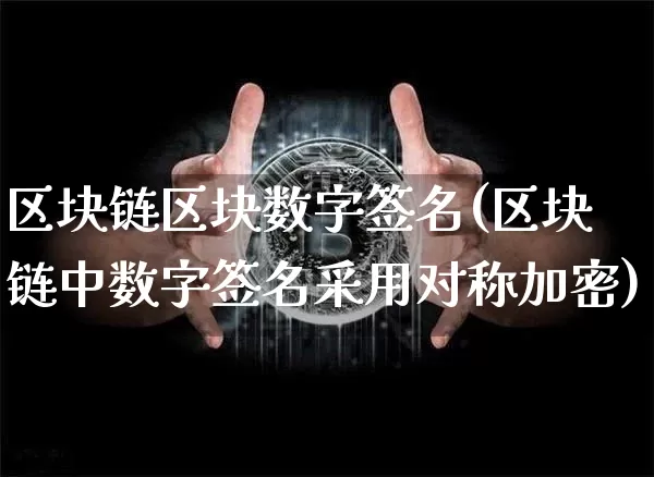 区块链区块数字签名(区块链中数字签名采用对称加密)_https://www.xjzxxn66.com_币圈资讯_第1张