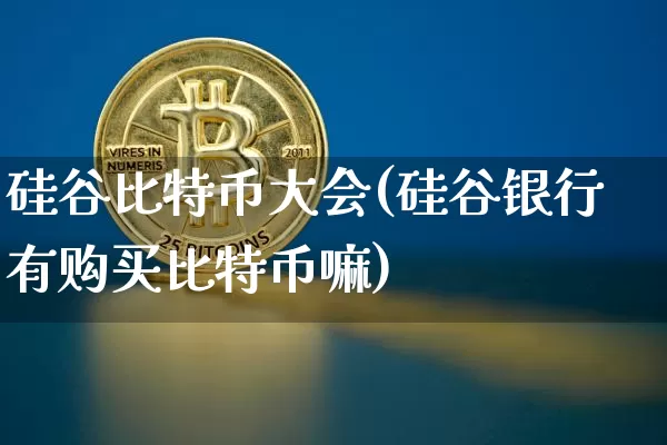 硅谷比特币大会(硅谷银行有购买比特币嘛)_https://www.xjzxxn66.com_区块链_第1张
