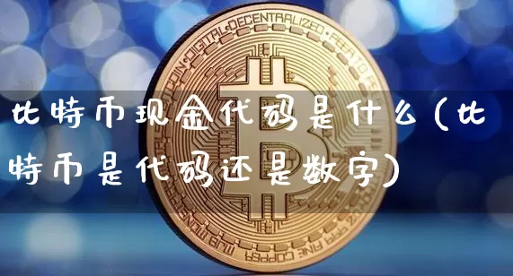 比特币现金代码是什么(比特币是代码还是数字)_https://www.xjzxxn66.com_以太坊_第1张