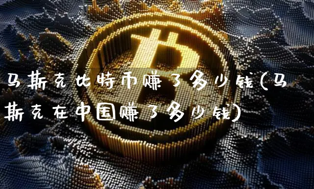马斯克比特币赚了多少钱(马斯克在中国赚了多少钱)_https://www.xjzxxn66.com_币圈资讯_第1张