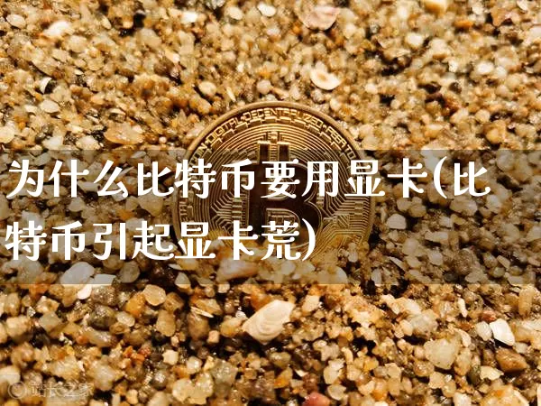 为什么比特币要用显卡(比特币引起显卡荒)_https://www.xjzxxn66.com_区块链_第1张