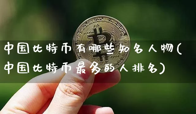 中国比特币有哪些知名人物(中国比特币最多的人排名)_https://www.xjzxxn66.com_币圈资讯_第1张