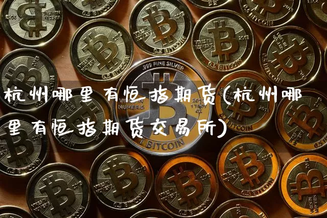 杭州哪里有恒指期货(杭州哪里有恒指期货交易所)_https://www.xjzxxn66.com_币圈资讯_第1张