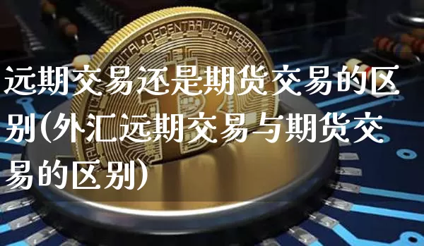 远期交易还是期货交易的区别(外汇远期交易与期货交易的区别)_https://www.xjzxxn66.com_币圈资讯_第1张