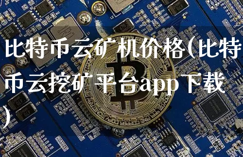 比特币云矿机价格(比特币云挖矿平台app下载)_https://www.xjzxxn66.com_币圈资讯_第1张