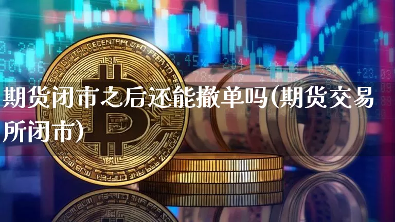 期货闭市之后还能撤单吗(期货交易所闭市)_https://www.xjzxxn66.com_币圈资讯_第1张