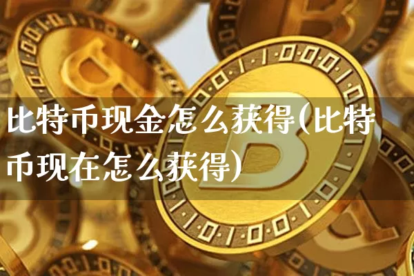 比特币现金怎么获得(比特币现在怎么获得)_https://www.xjzxxn66.com_以太坊_第1张