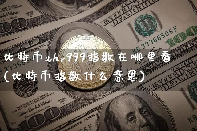 比特币ahr999指数在哪里看(比特币指数什么意思)_https://www.xjzxxn66.com_以太坊_第1张