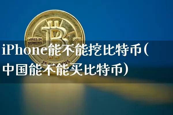 iPhone能不能挖比特币(中国能不能买比特币)_https://www.xjzxxn66.com_币圈资讯_第1张