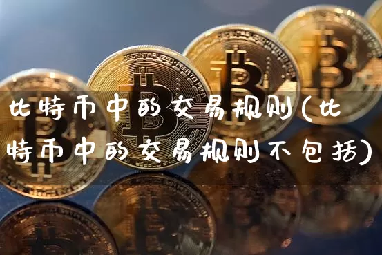 比特币中的交易规则(比特币中的交易规则不包括)_https://www.xjzxxn66.com_比特币_第1张