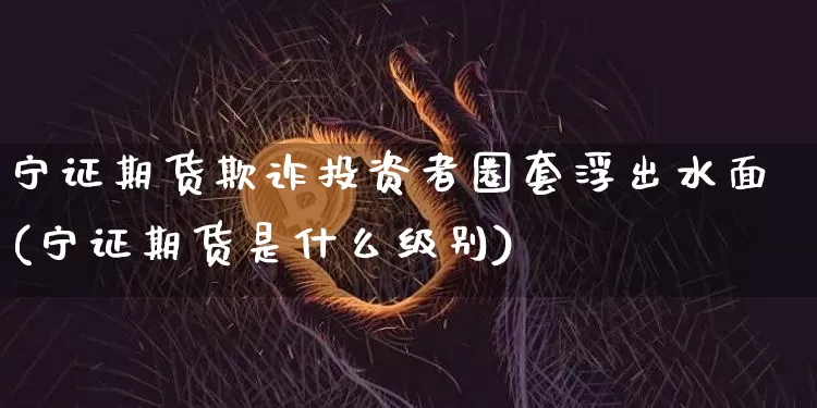 宁证期货欺诈投资者圈套浮出水面(宁证期货是什么级别)_区块链_第1张_相聚币圈 宁证期货欺诈投资者圈套浮出水面(宁证期货是什么级别)_https://www.xjzxxn66.com_区块链_第1张