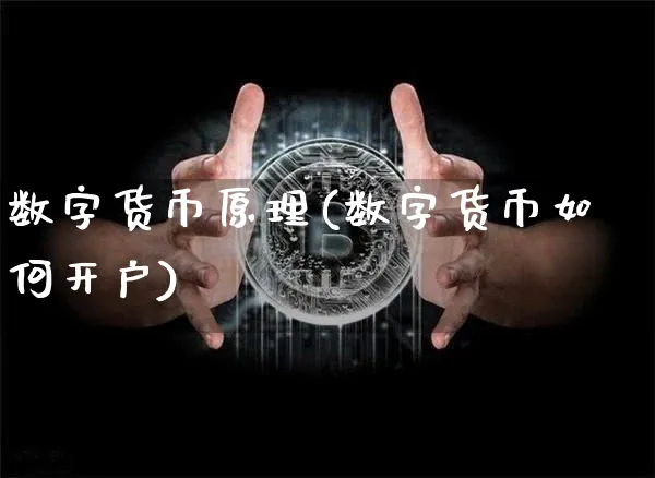 数字货币原理(数字货币如何开户)_https://www.xjzxxn66.com_币圈资讯_第1张