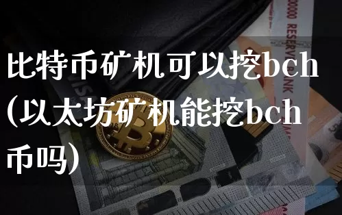 比特币矿机可以挖bch(以太坊矿机能挖bch币吗)_https://www.xjzxxn66.com_币圈资讯_第1张
