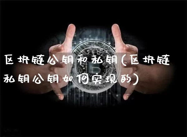 区块链公钥和私钥(区块链私钥公钥如何实现的)_https://www.xjzxxn66.com_币圈资讯_第1张
