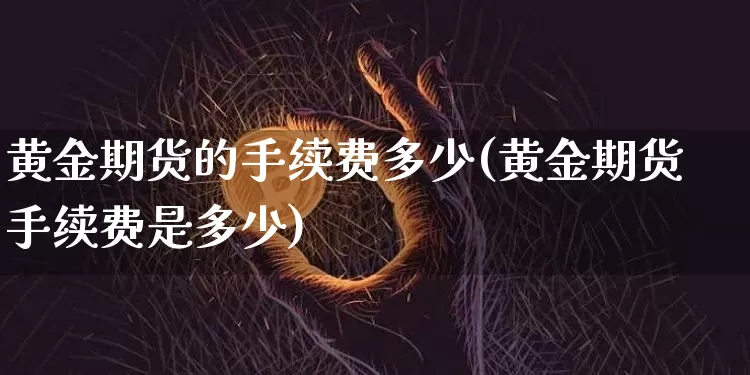 黄金期货的手续费多少(黄金期货手续费是多少)_https://www.xjzxxn66.com_区块链_第1张
