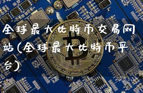 全球最大比特币交易网站(全球最大比特币平台)_https://www.xjzxxn66.com_币圈资讯_第1张
