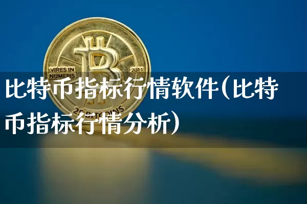 比特币指标行情软件(比特币指标行情分析)_https://www.xjzxxn66.com_比特币_第1张