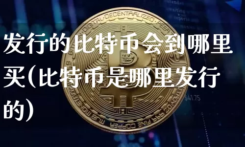发行的比特币会到哪里买(比特币是哪里发行的)_https://www.xjzxxn66.com_区块链_第1张