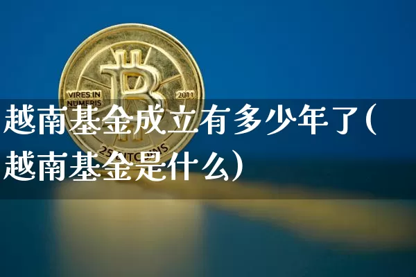 越南基金成立有多少年了(越南基金是什么)_未分类_第1张_相聚币圈 越南基金成立有多少年了(越南基金是什么)_https://www.xjzxxn66.com_未分类_第1张