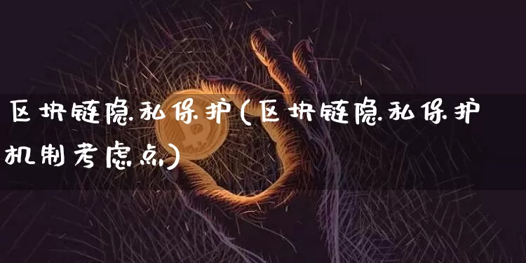 区块链隐私保护(区块链隐私保护机制考虑点)_https://www.xjzxxn66.com_以太坊_第1张