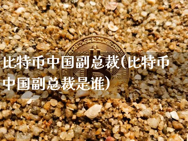 比特币中国副总裁(比特币中国副总裁是谁)_https://www.xjzxxn66.com_以太坊_第1张