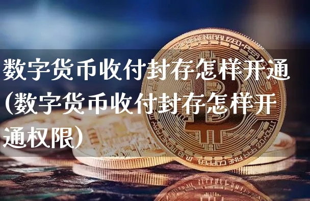 数字货币收付封存怎样开通(数字货币收付封存怎样开通权限)_https://www.xjzxxn66.com_币圈资讯_第1张