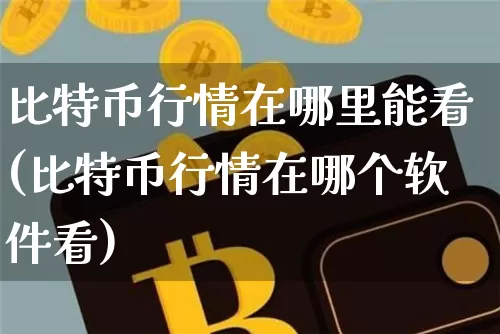 比特币行情在哪里能看(比特币行情在哪个软件看)_https://www.xjzxxn66.com_币圈资讯_第1张