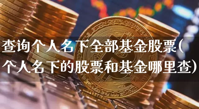 查询个人名下全部基金股票(个人名下的股票和基金哪里查)_https://www.xjzxxn66.com_比特币_第1张
