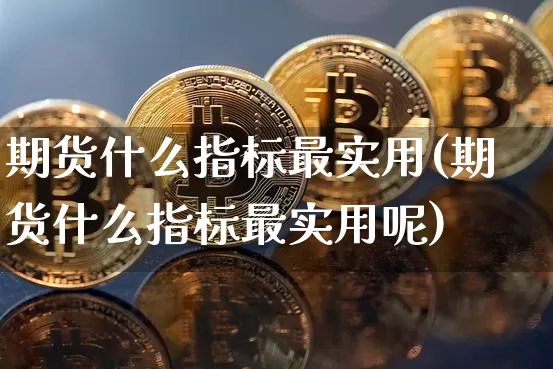 期货什么指标最实用(期货什么指标最实用呢)_https://www.xjzxxn66.com_币圈资讯_第1张