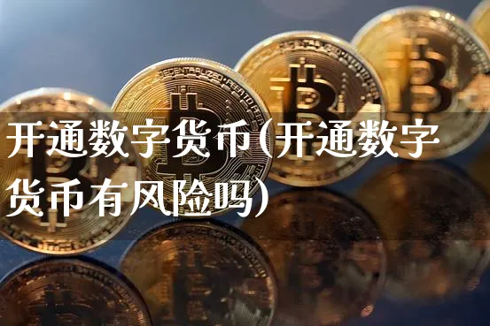 开通数字货币(开通数字货币有风险吗)_https://www.xjzxxn66.com_币圈资讯_第1张