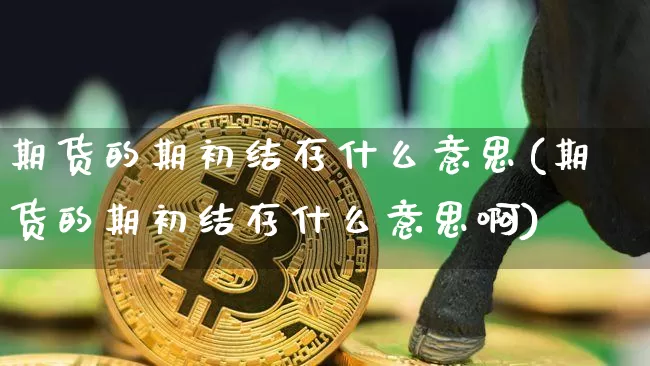 期货的期初结存什么意思(期货的期初结存什么意思啊)_https://www.xjzxxn66.com_以太坊_第1张