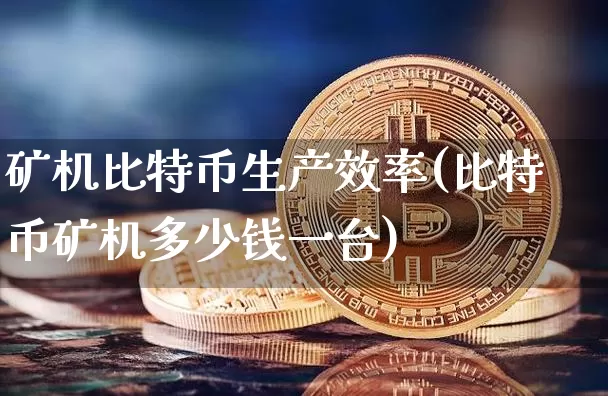 矿机比特币生产效率(比特币矿机多少钱一台)_https://www.xjzxxn66.com_比特币_第1张