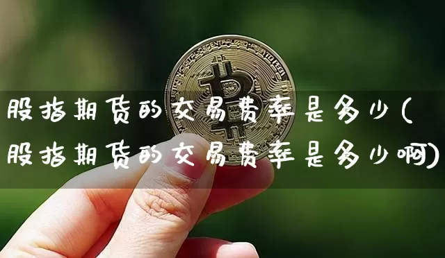 股指期货的交易费率是多少(股指期货的交易费率是多少啊)_https://www.xjzxxn66.com_比特币_第1张