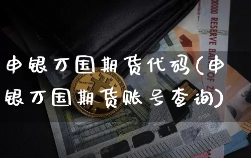 申银万国期货代码(申银万国期货账号查询)_https://www.xjzxxn66.com_币圈资讯_第1张