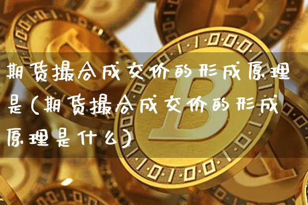 期货撮合成交价的形成原理是(期货撮合成交价的形成原理是什么)_https://www.xjzxxn66.com_未分类_第1张