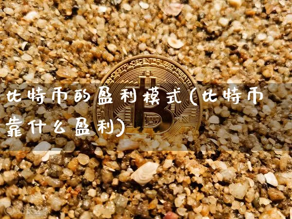 比特币的盈利模式(比特币靠什么盈利)_https://www.xjzxxn66.com_以太坊_第1张
