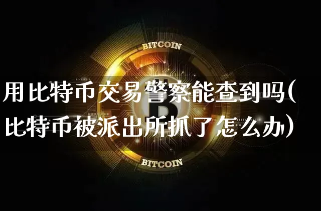 用比特币交易警察能查到吗(比特币被派出所抓了怎么办)_https://www.xjzxxn66.com_币圈资讯_第1张